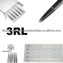 High Quality 316L surgical steel made Liner tattoo 3R needles for professional only